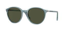 Transparent Blue Frame | Green Lens
