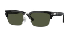 Black / Silver Frame | Green Lens