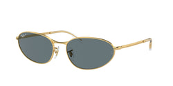 Gold Frame | Dark Blue Lens