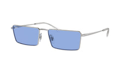 Silver Frame | Blue Lens