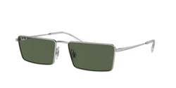 Silver Frame | Dark Green Lens