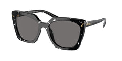 Black Crystal Tortoise Frame | Dark Grey Polarized Lens