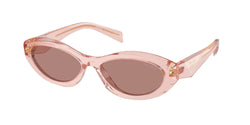 Transparent Peach Frame | Light Brown Lens