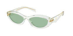 Transparent Mint Frame | Green Lens