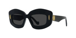 01A Acetate Shiny Black Frame | Smoke Lens