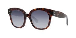 54D Acetate Shiny Red Havana Frame | Smoke Lens