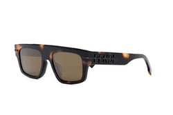 Acetate Shiny Havana Frame | Brown Lens