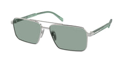 Silver Frame | Petrol Green Lens