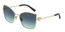 Pale Gold Frame | Azure Gradient Blue Lens