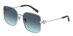 Silver Frame | Azure Gradient Blue Lens