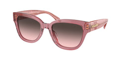 Transparent Berry Frame | Grey Pink Gradient Lens