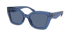 Transparent Blue Frame | Blue Solid Lens