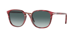 111271 Striped Red Frame | Grey Gradient Lens