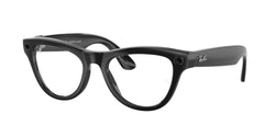 Black Frame | Clear/Cerulean Blue Lens