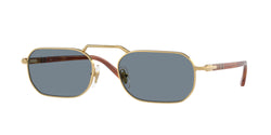 Gold Frame | Light Blue Lens