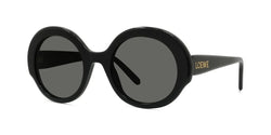 01A Acetate Shiny Black With Grey Normal Lenses Frame | Smoke Lens