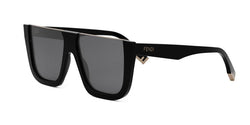 Acetate Shiny Black Frame | Smoke Lens