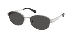 Silver Frame | Dark Grey Solid Lens