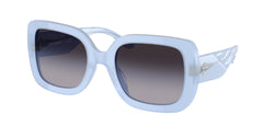 Milky Light Blue Frame | Grey Gradient Lens