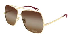 Gold 001 Frame | BROWN Lens