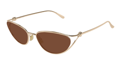 Gold 003 Frame | BROWN Lens