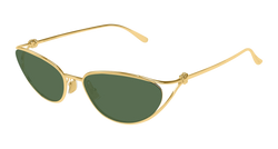 Gold 004 Frame | GREEN Lens