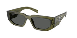 Transparent Military Green Frame | Dark Grey Lens