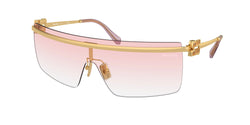 Gold Frame | Clear Gradient Pink Lens