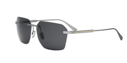 17D Titanium Matte Silver With Grey Polarized Lenses