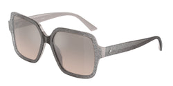 Sand Gradient Glitter Frame | Brown Gradient Grey Mirror Silver Lens