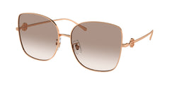 Rose Gold Frame | Clear Gradient Light Brown Lens