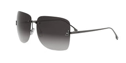 14J Metal Shiny Silver With Brown Gradient Lenses