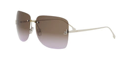 32E Metal Shiny Yellow With Brown Gradient Lenses