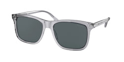 Grey Crystal Frame | Blue Lens