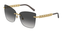 02/8G Gold / Black Frame | Grey Gradient Lens