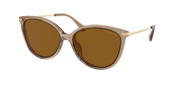 Brown Transparent Frame | Brown Gradient Polarized Lens