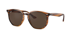 820/73 Striped Red Havana Frame | Dark Brown Lens