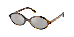 Honey Havana Frame | Light Grey Mirror Silver Lens