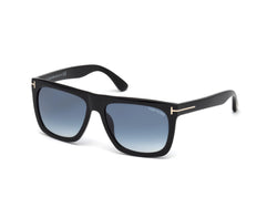 01W Shiny Black / Shiny Black Frame | gradient blue gradient blue Lens