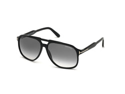 01B Shiny Black / Shiny Black Frame | gradient smoke gradient smoke Lens