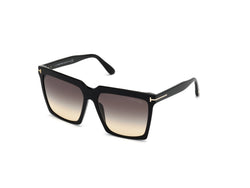 01B Shiny Black / Shiny Black Frame | gradient smoke gradient smoke Lens