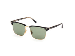 01N Shiny Pale Gold / Shiny Black Frame | green green Lens