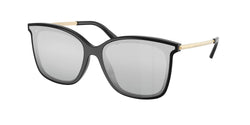 333282 Black Frame | silver grey gradient mirror Lens