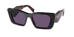 04V6O2 Black / Havana Abstract Frame | Violet Lens