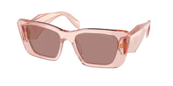 Transparent Peach Frame | Light Brown Lens