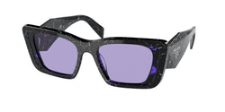 03V01O Havana Black / White Frame | Violet Lens