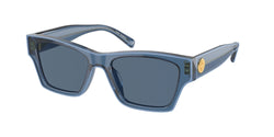 Transparent Blue Frame | Dark Blue Lens