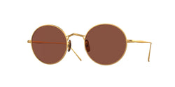 5414C5 Brushed Brass Frame | Burgundy Lens