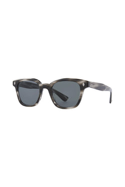 Black Sleet Tortoise / Semi - Flat Pure Blue Smoke