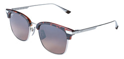 HS629-10 Shiny Red Havana With Silver Frame | HCL Bronze Lens